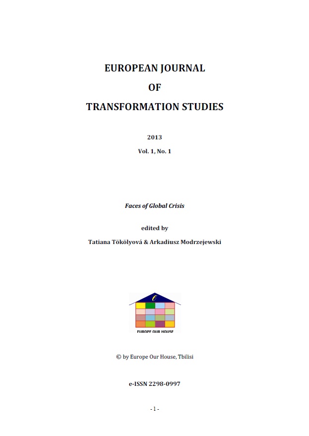Photo of EJTS 2013 Vol. 1, No. 1.